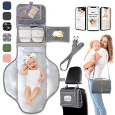 Portable Changing Pad for Baby   Soft, Comfortable Portable Diaper Changing P...