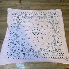 Vintage Paisley Bandana Made in USA 100 Cotton Pink HAV-A-HANK RN 15187