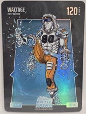 2026 Bo Jackson Battle Arena Wattage TJ Watt #BF-201 Battlefoil Ice