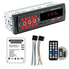 Bluetooth Car Stereo Audio In-Dash FM Aux Input Receiver Radio Player AUX,TF,USB