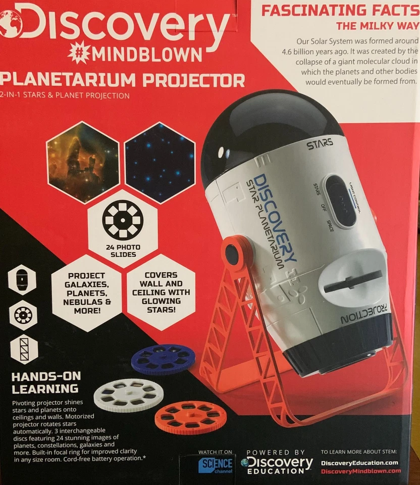 Proyector planetario reversible Discovery #MINDBLOWN 2 en 1 Foto 2 de 4