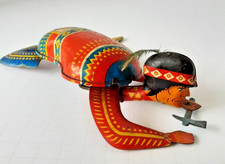 Tin Wind Up Crawling Indian Ohio Arts Works Well