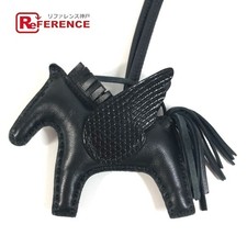 Excellent Condition HERMES Rodeo Pegasus PM Touch Bag Charm Keychain Horse