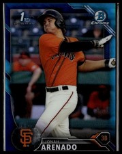2016 Bowman Chrome #BCP240 Jonah Arenado Prospects Blue Refractor #/150