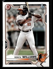 2021 Bowman Draft Donta' Williams #BD-90