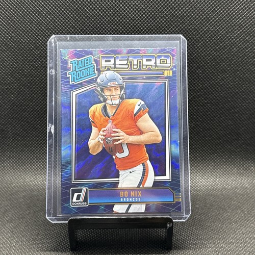 Bo Nix 2024 Panini Donruss Rated Rookie Retro Series