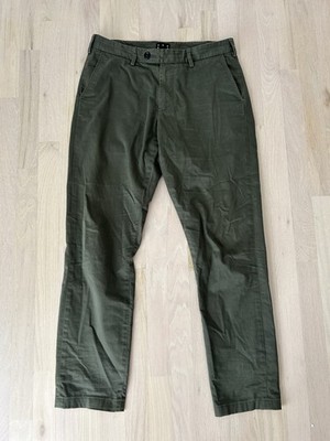 ASKET The Chino Pants Sz 31 Cotton Stretch Made in Portugal Slim