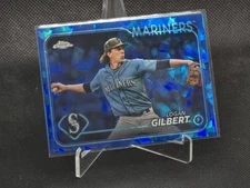 2024 Topps Chrome Sapphire Edition Logan Gilbert #556 SEATTLE MARINERS