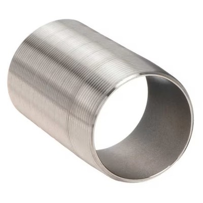 1-1/4'' Mnpt X 1-5/8'' Tbe Stainless Steel Close Pipe Nipple Sch 40, T4bng01