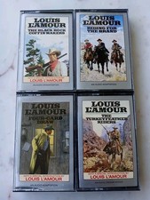 Louis L'amour 4 Lot Bantam Audio Book Cassette Collection - Four Card Draw...