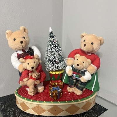Avon XMAS  Decor Lights/Music ''A Beary Merry Holiday'' Celebration Bears VIDEO
