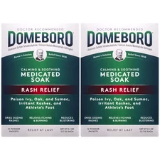 EMCW9 Medicated Soak Rash (Burow?s Solution), 12 Packets (Pack of 2)