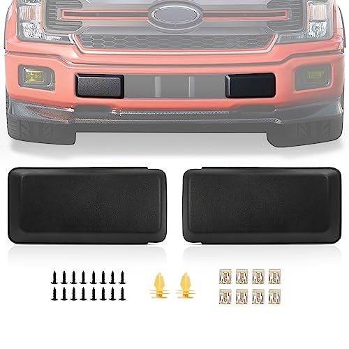 2Pcs Front Bumper Guards for Ford F-150 Truck Protective Cover Insert Caps