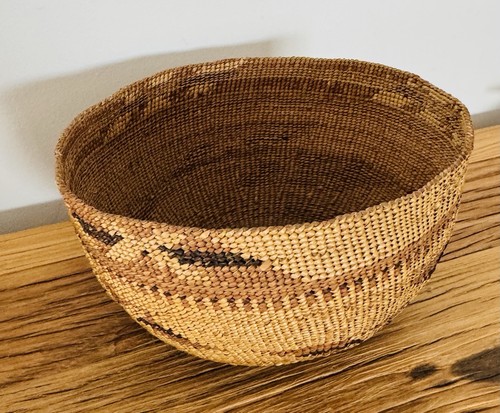 Native American HUPA Yurok California Basket Hat Native AMERICAN INDIAN PERFECT! - Picture 5 of 9