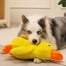 Small Dog Duck Toy Plush Bite Resistant Chew Teeth Cleaning Interactive Puppy To