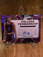 2023-24 Panini Prizm Draft Picks College Penmanship Omaha Biliew #CP-OBW /99