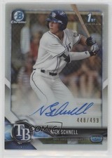 2018 Bowman Draft Chrome Pick Refractor 448/499 Nick Schnell #CDA-NS Auto sc2