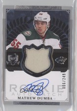 2013-14 Upper Deck The Cup Rookie 6/249 Matt Dumba Mathew #126 Patch Auto 0i6
