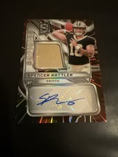 2024 Panini Spectra - Aspiring Patch Autographs Spencer Rattler Hyper Prizm /60