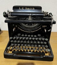 Antique L.C. Smith & Bros Typewriter  Early 1900s thumbnail