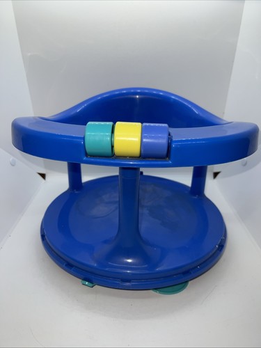 Vtg Safety 1st Bath Tub Ring Chair 1989 Baby Seat w/ Suction Cups Made in USA