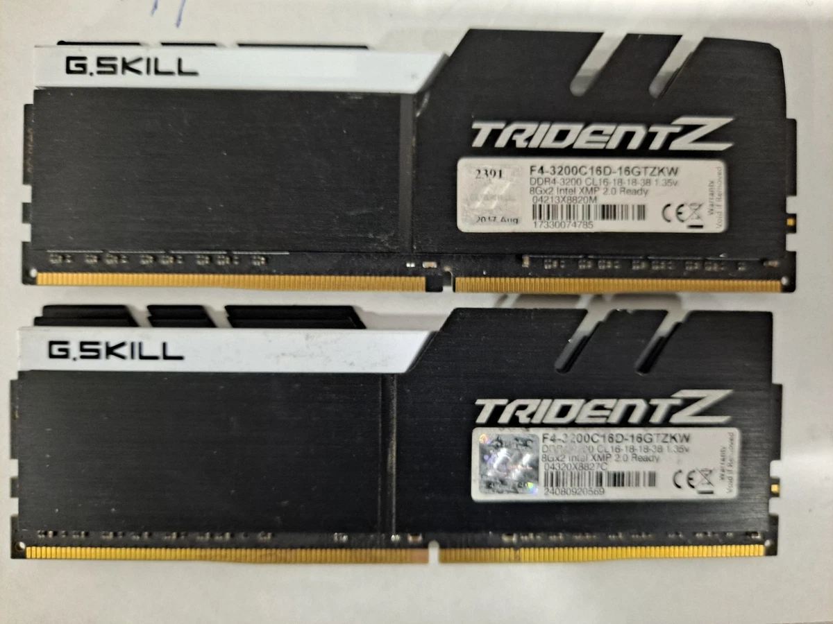 25+ G. SKILL DDR4 SDRAM 8 GB Capacity per Module Memory (RAM) for