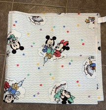 Vintage Disney Babies Mickey Minnie Mouse Pluto Nursery Rhyme Blanket