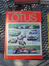 The Story Of Lotus 1972 Nye Doug HC DJ Automobile Cars Book First Edition