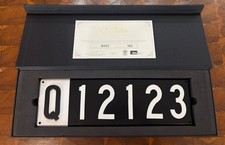 Queensland Q Plate 'Q12123' Drummer Limited Edition Heritage Number Plate & Case