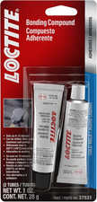 Loctite 37531 Locweld Epoxy Bonding Compound Tube - 1 Oz., Pack of 2 