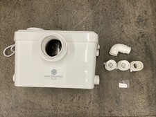 600W Macerating Upflush Toilet Pump System Basement Bathroom Macerator 4 Inlet