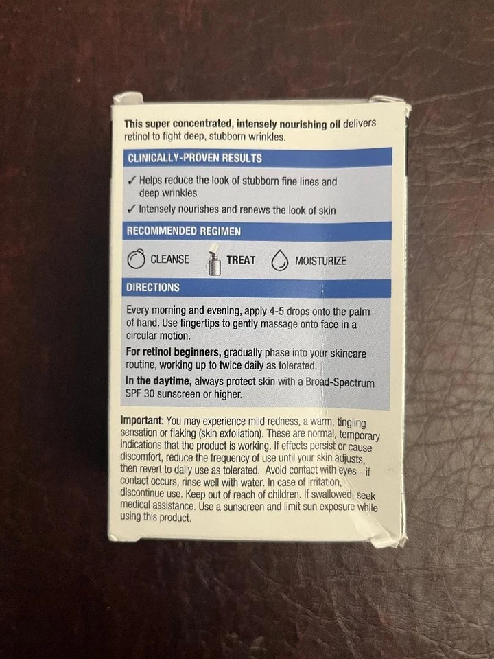 Óleo de retinol Neutrogena Rapid Wrinkle Repair - 30ml - Imagem 3 de 4