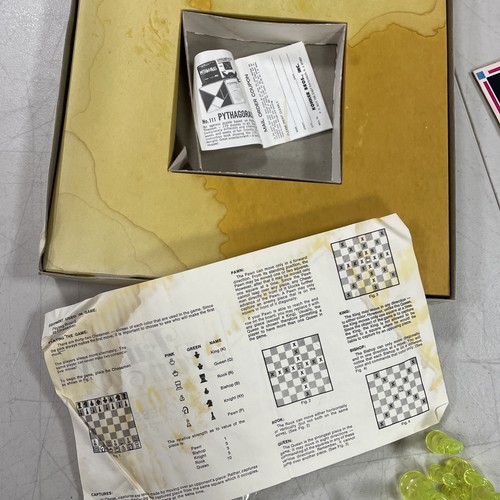 Vintage Chess Set Hasbro World Of Family Fun Game 1971 Missing Pcs - Picture 8 of 13
