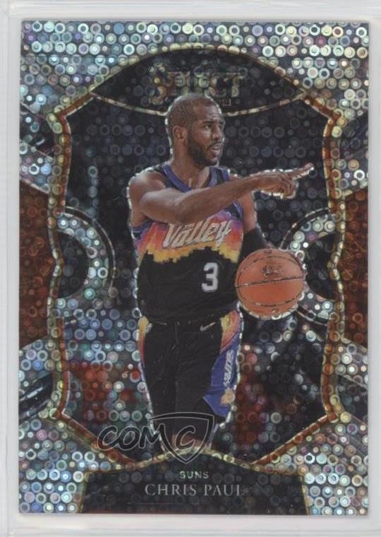 2020-21 Panini Select Concourse Disco Prizm Chris Paul #10 6k2