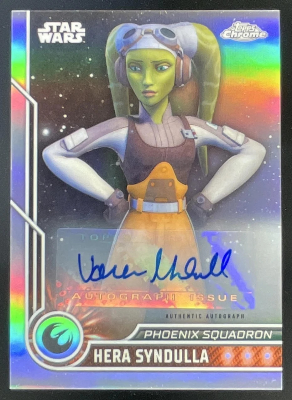 2023 Topps Chrome Star Wars Character Autographs #31 Vanessa Marshall Auto