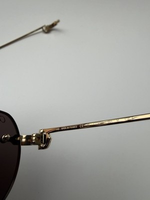 CARTIER Signature C de Cartier CT0498S 001 Gold Grey Lens