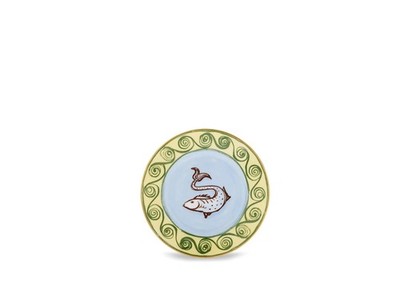 Ginori 1735 - Bread Plate The Journey of Neptune Sky Blue Richard