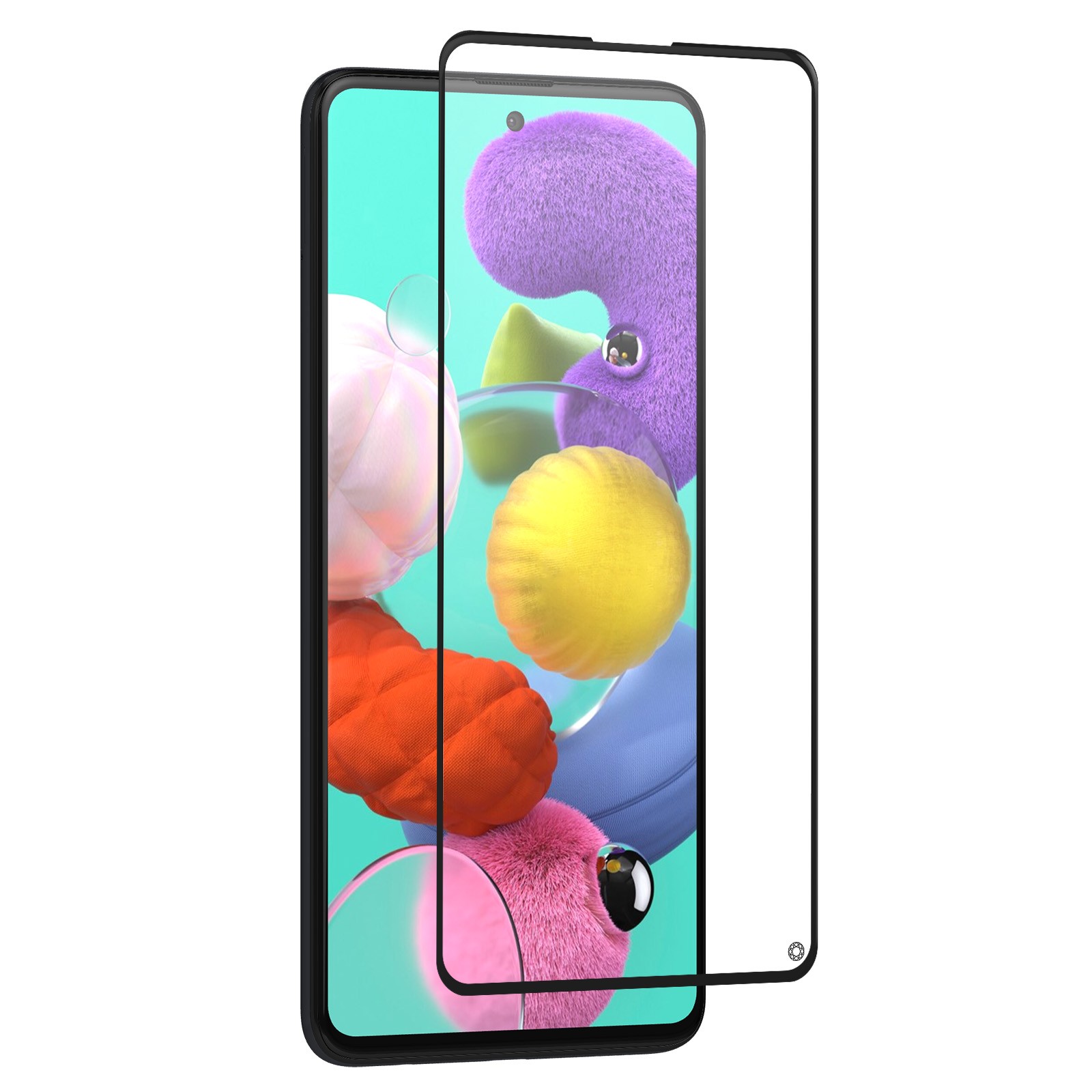Verre Trempé Force Glass 2.5D Premium Transparent Galaxy A51 Haute Densité