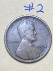 1914-S LINCOLN WHEAT CENT, low mintage date, "Fine" condition #2