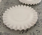 Vintage Fenton White Milk Glass Saucer Plate Ruffled Edge Hobnail 6”
