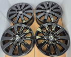 4X GENUINE BLACK VW TRANSPORTER CARAVELLE CALIFORNIA T5 T51 T6 17 ALLOY WHEELS