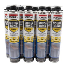Soudal Turbo Foam Adhesive Soudabond Rapid Set Construction & Insulation Panels