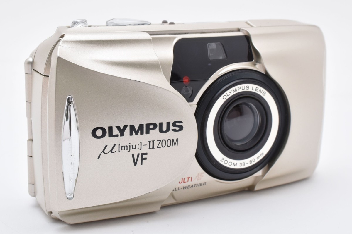 ❁完動品❁Olympus オリンパス mju ii 2 ZOOM VF 🎦【MINT W/Case＆Strap】Olympus mju μ II Zoom VF Point