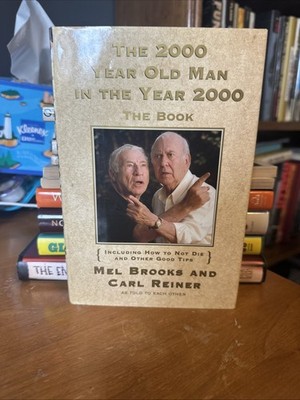Mel Brooks Carl Reiner Signed 2000 Year Old Man in the Year 2000 : The Book 1st