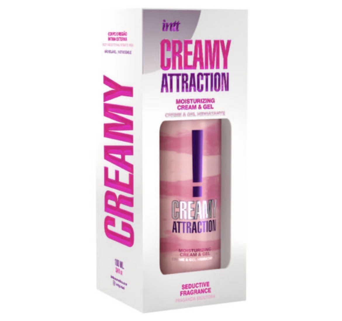 Lubrifiant crème INTT 100ml hydratation intime et gel texture douce