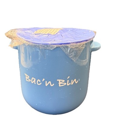 Chefologist Bac N Bin Bacon Cooker Blue New Open Box