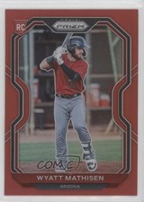 2021 Panini Prizm Red Prizm Wyatt Mathisen #84 0hd6