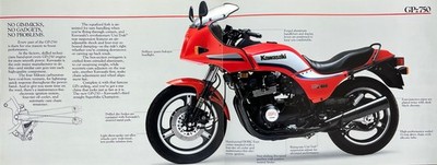 1984 Kawasaki GPz750 6-page brochure-literature ZX750-A2 | eBay
