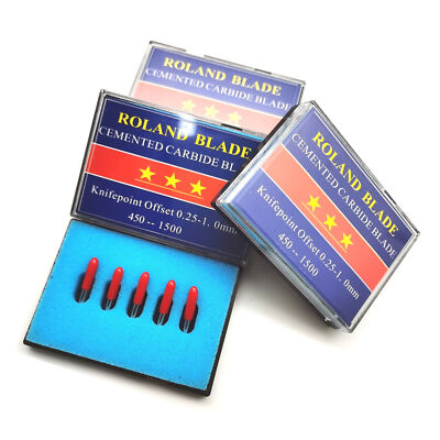 1pc HQ Roland Blade Holder + 5 Pcs 45° Blade Vinyl Cutter Cutting Plotter Black