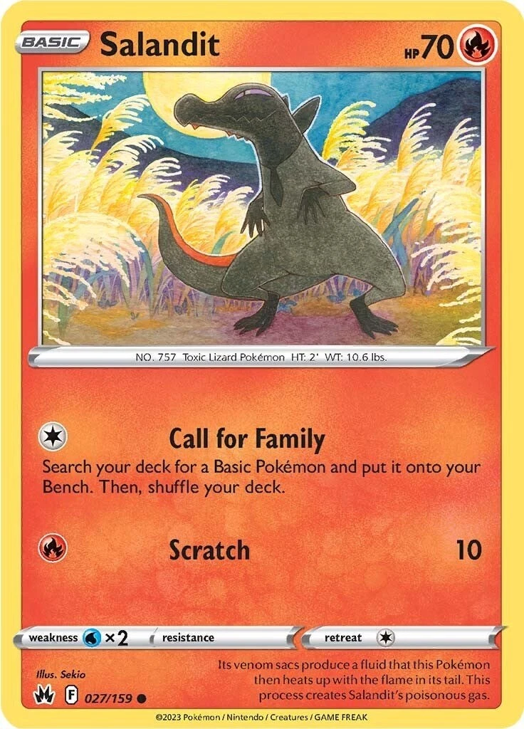 Salandit 027/159 SWSH: Crown Zenith
